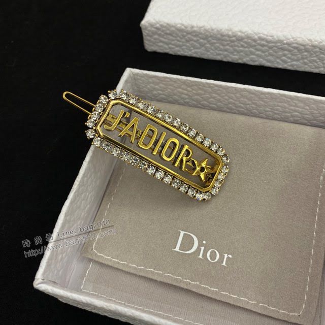Dior飾品 迪奧經典熱銷款字母DIOR髮夾髮卡 Dior頭飾  zgd1425